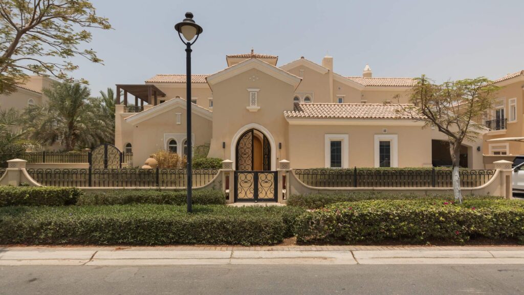 mansion with wide area yard